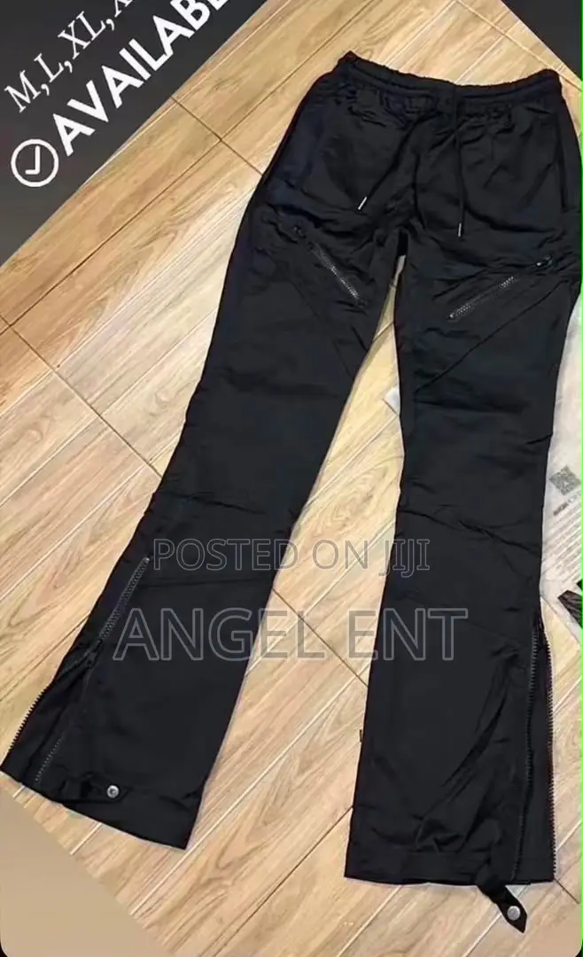 Fashion Nova Black Leather Jeans Available (Location: Adum Kumasi)