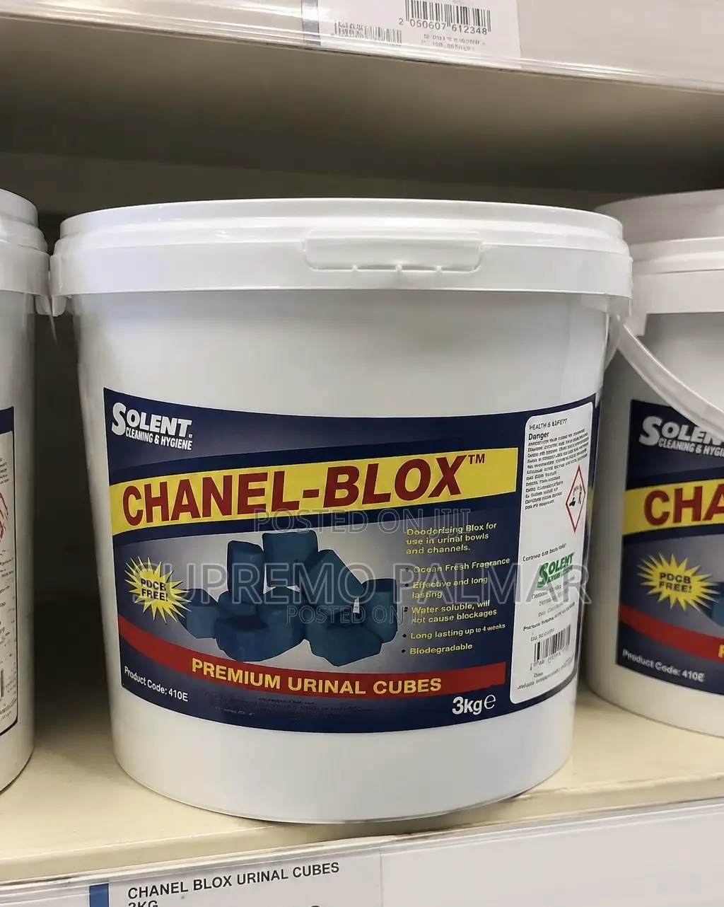 Chanel-Blox Urinal Cubes 3kg Ocean Fresh (190 Blocks) PDCB-Free