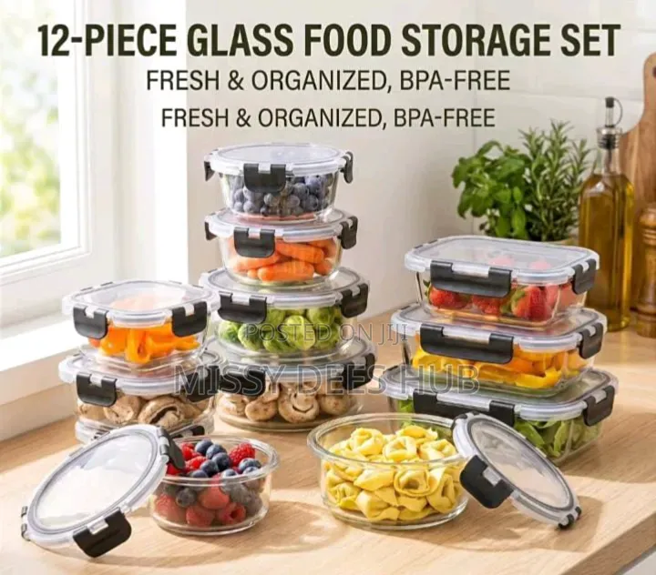 12pcs Glass Storage Bowls