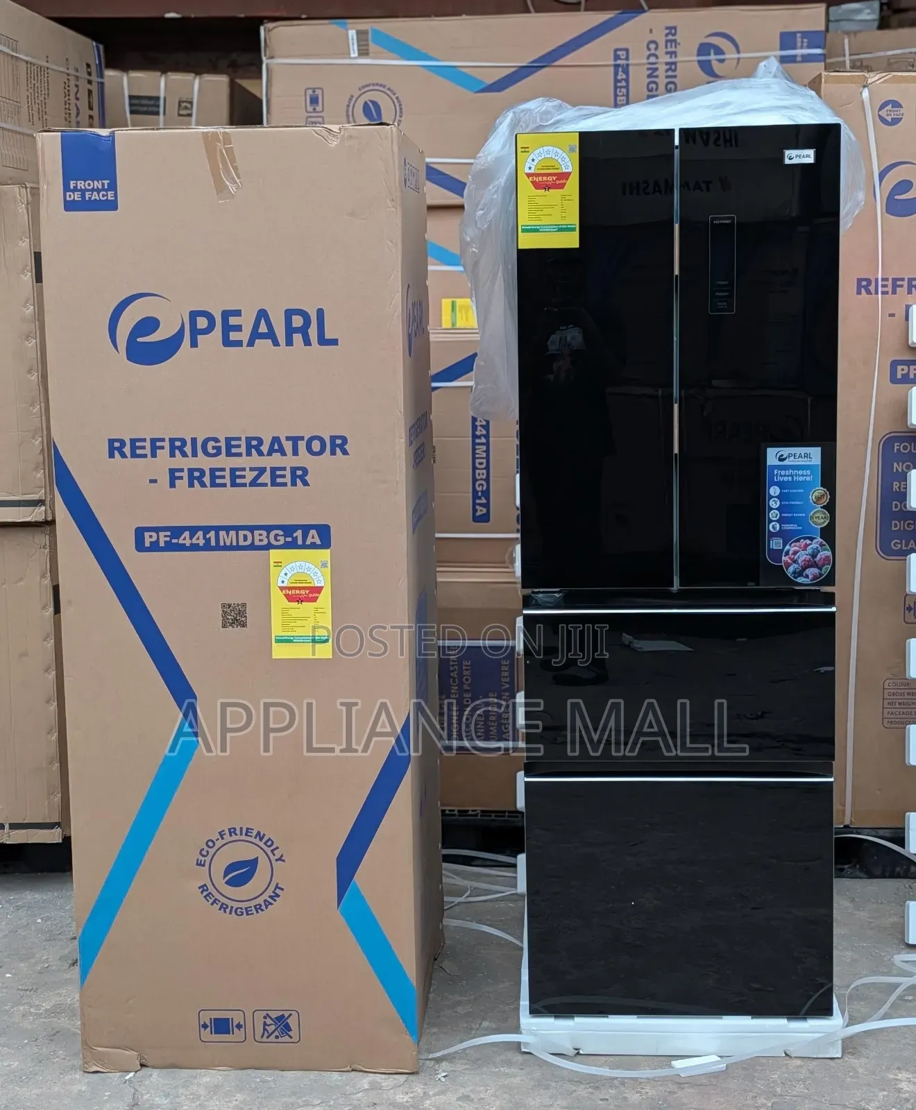 Pearl Fridge French Door Side by Side 320L