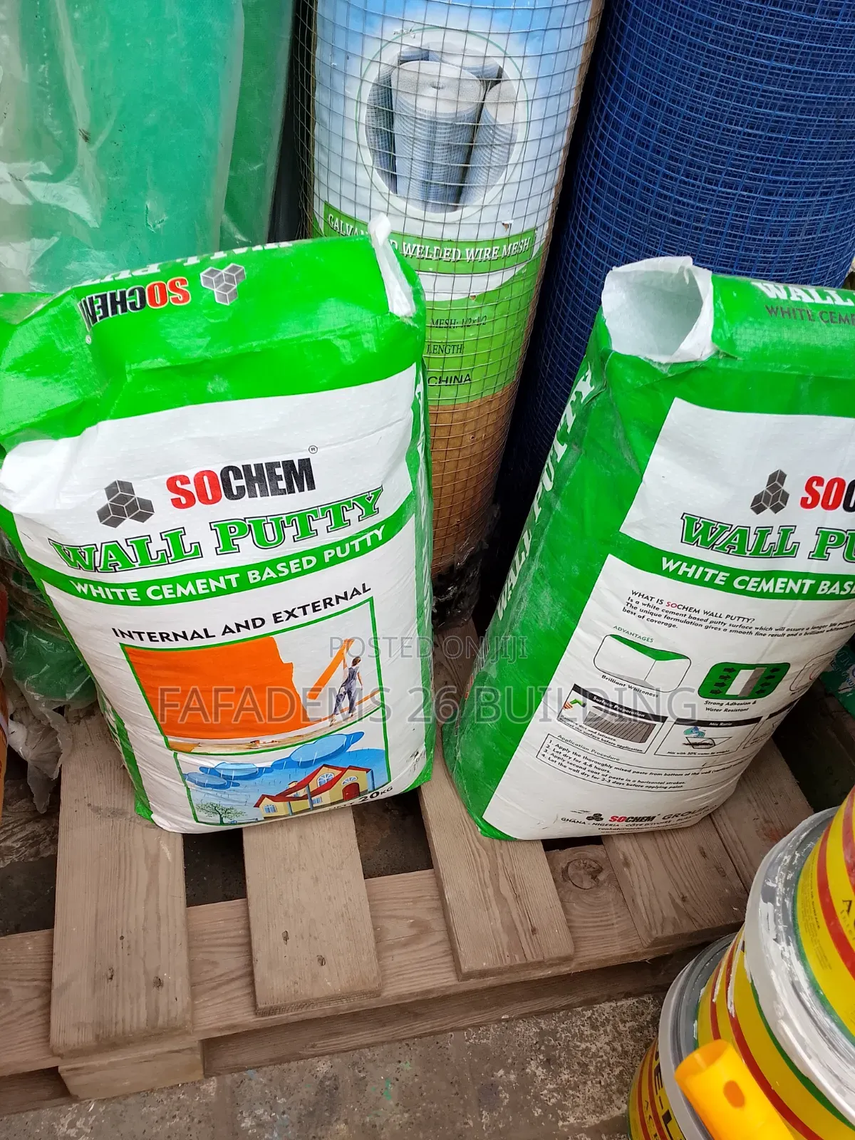 Sochem Wall Putty White Cement