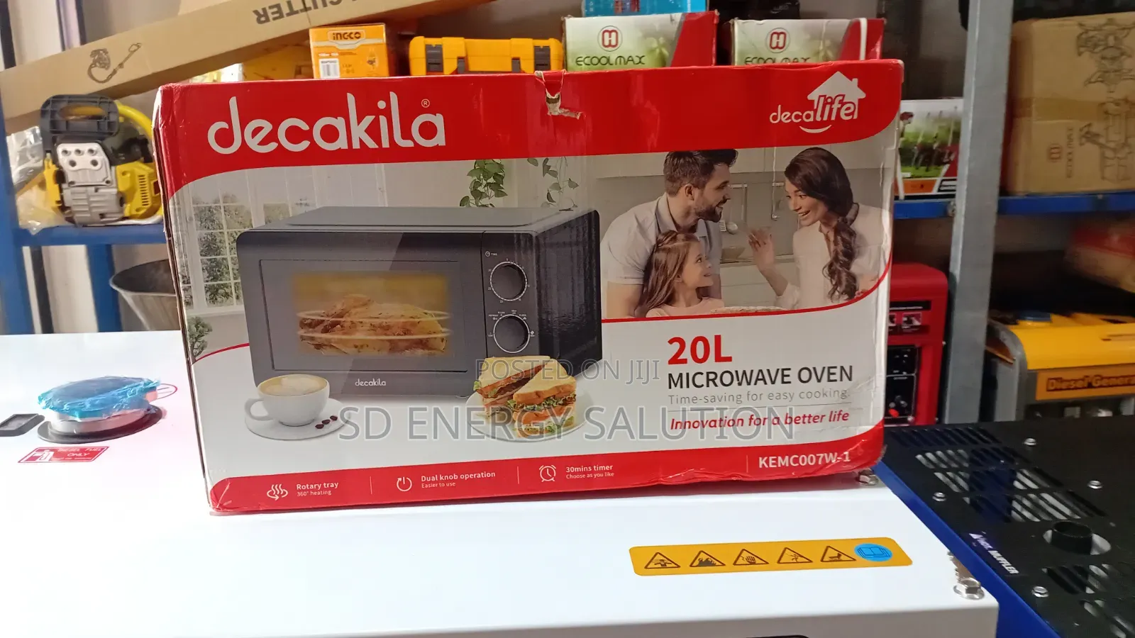 Decakila 20L Microwave Oven – Energy Efficient Kitchen Essential