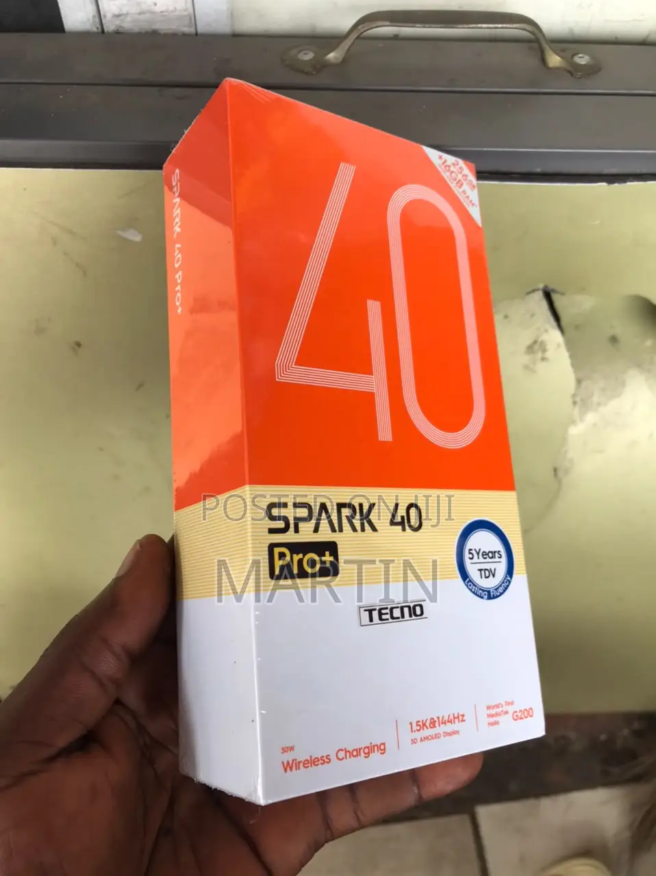 New Tecno Spark 40 Pro+ 256 GB Black