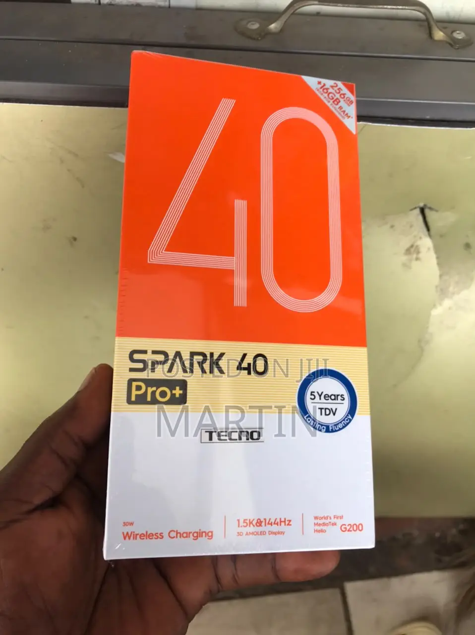 New Tecno Spark 40 Pro+ 256 GB Black
