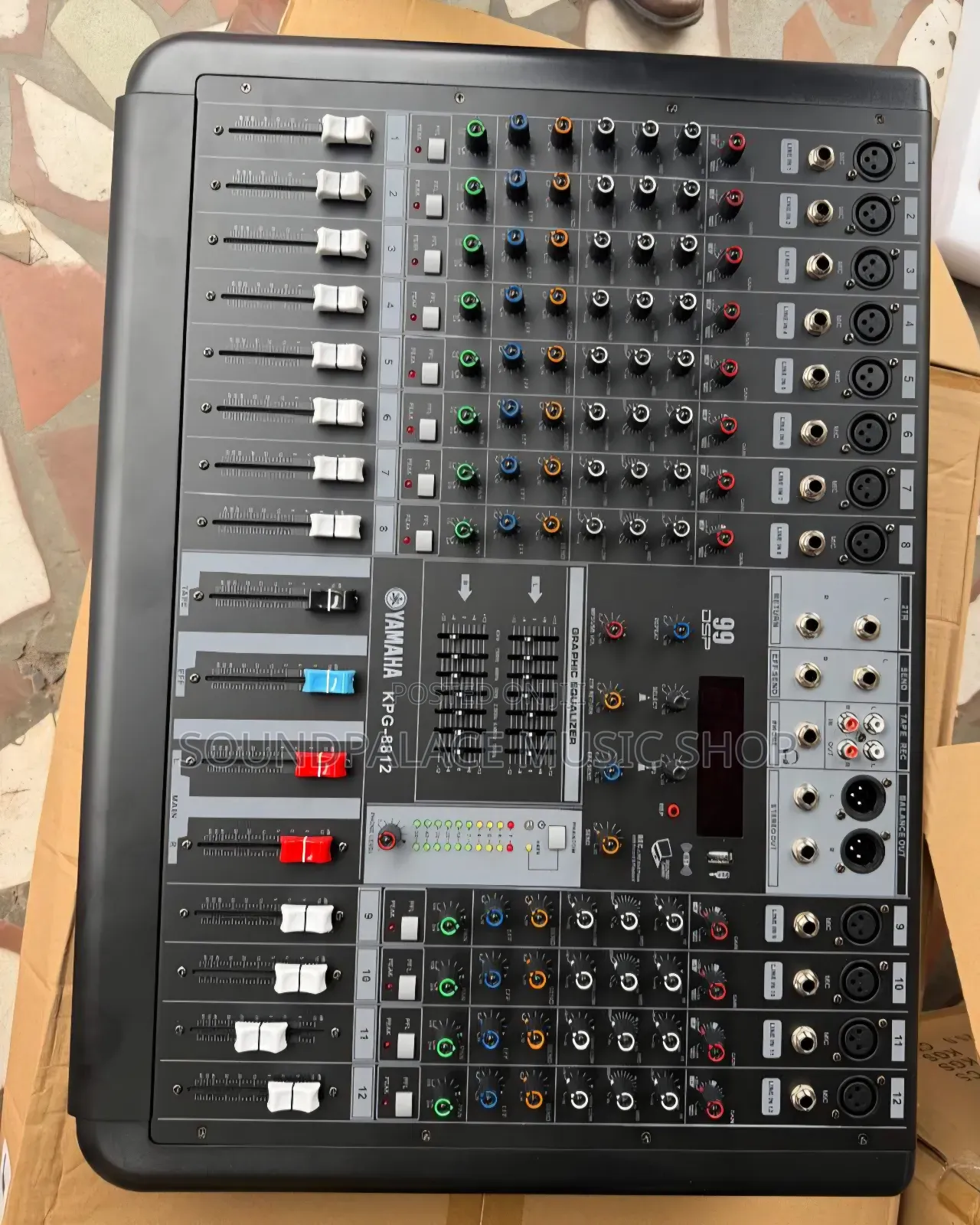 Yamaha KPG-8812, a 12-Channel Powered Mixer.