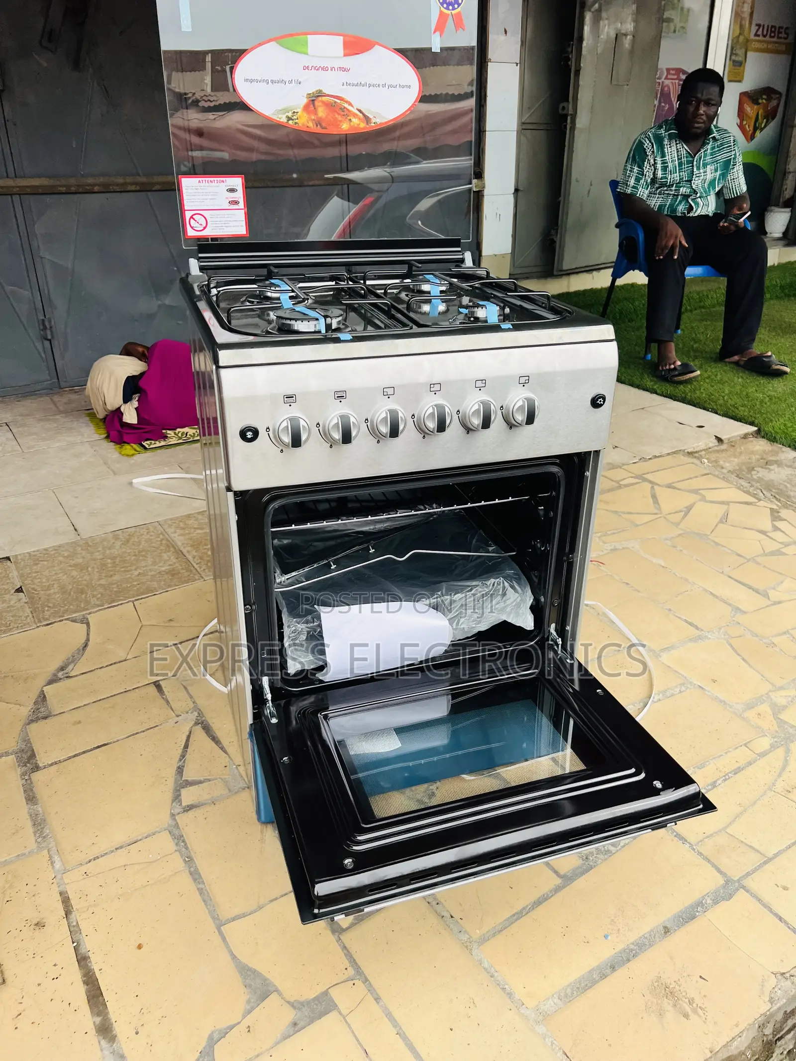 Text Us for Your 4burner New Line Gas Coooker Oven Grill 60/60