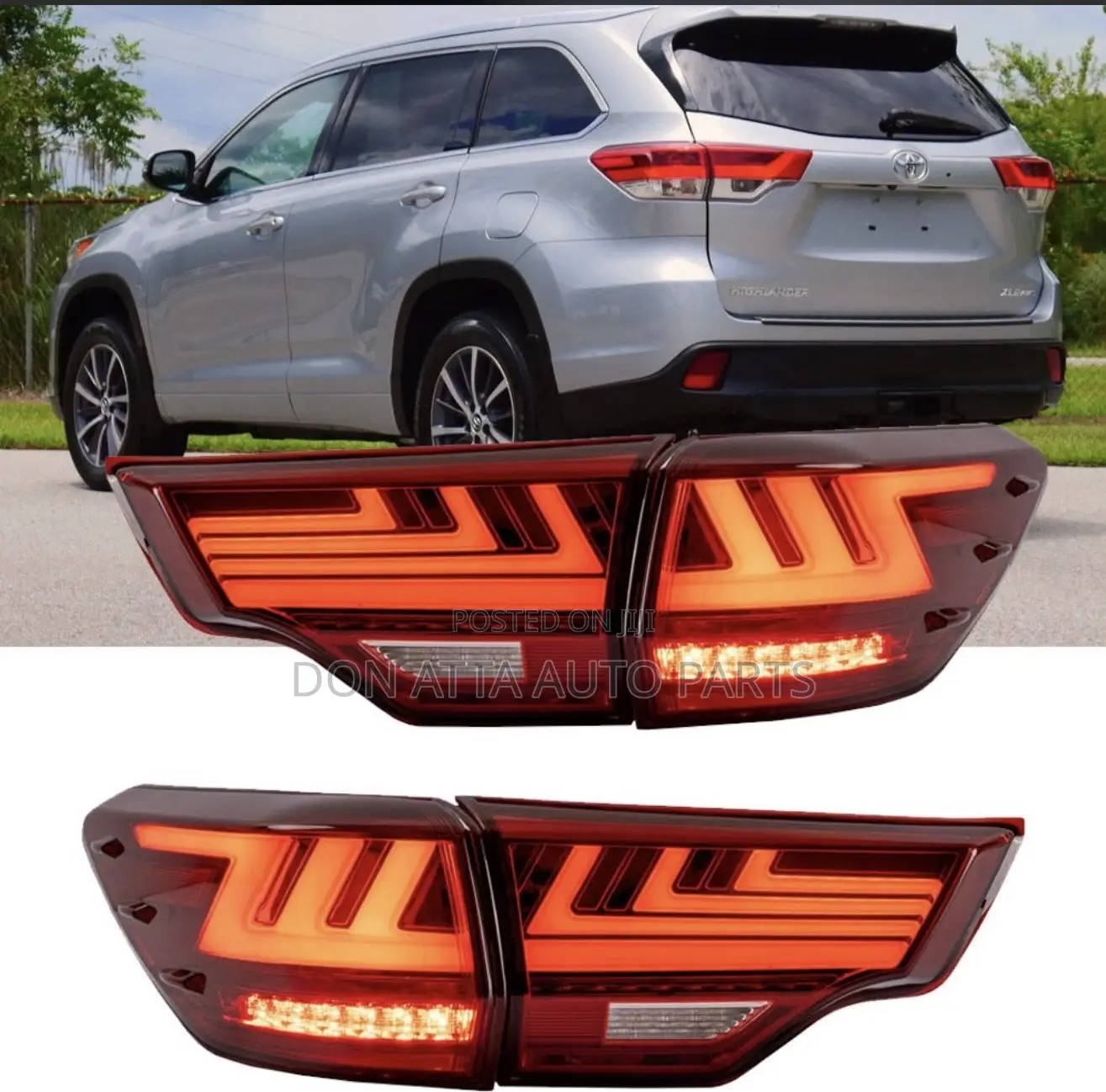 Toyota Highlander 2014-2018 Spec Tail Lights Available Now