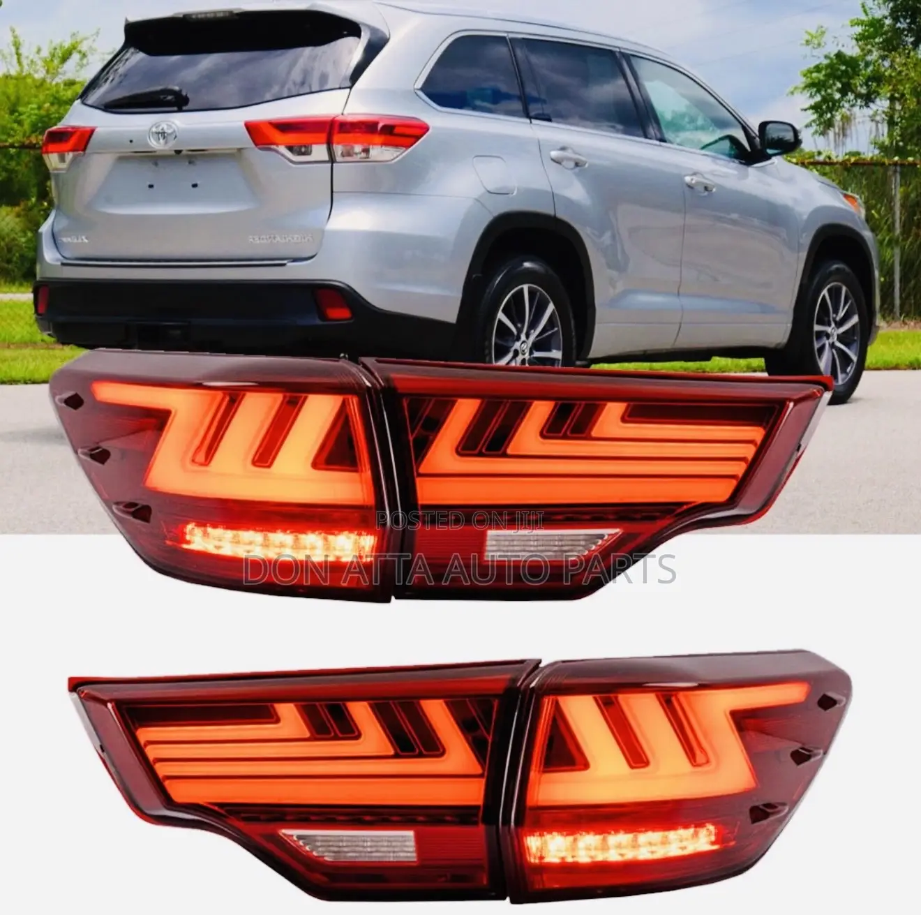 Toyota Highlander 2014-2018 Spec Tail Lights Available Now