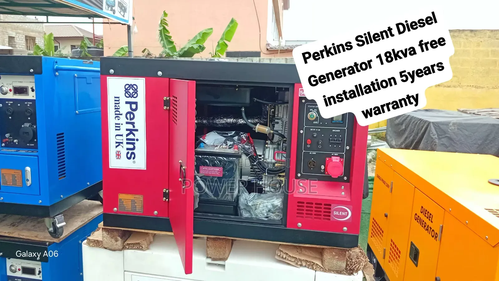 Heavy Duty Perkins 18kVA Silent Generator
Reliable Perkins 18kVA