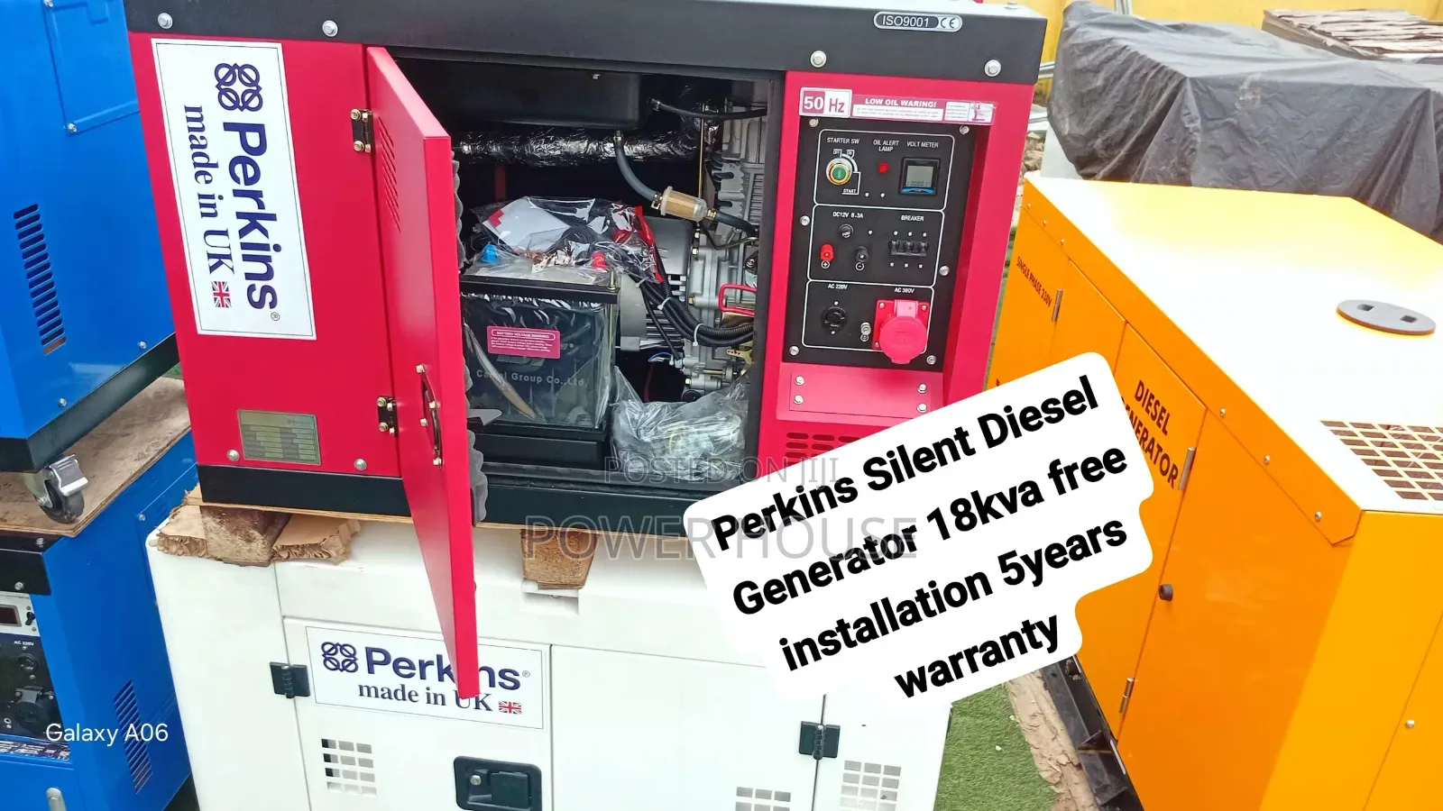 Heavy Duty Perkins 18kVA Silent Generator
Reliable Perkins 18kVA