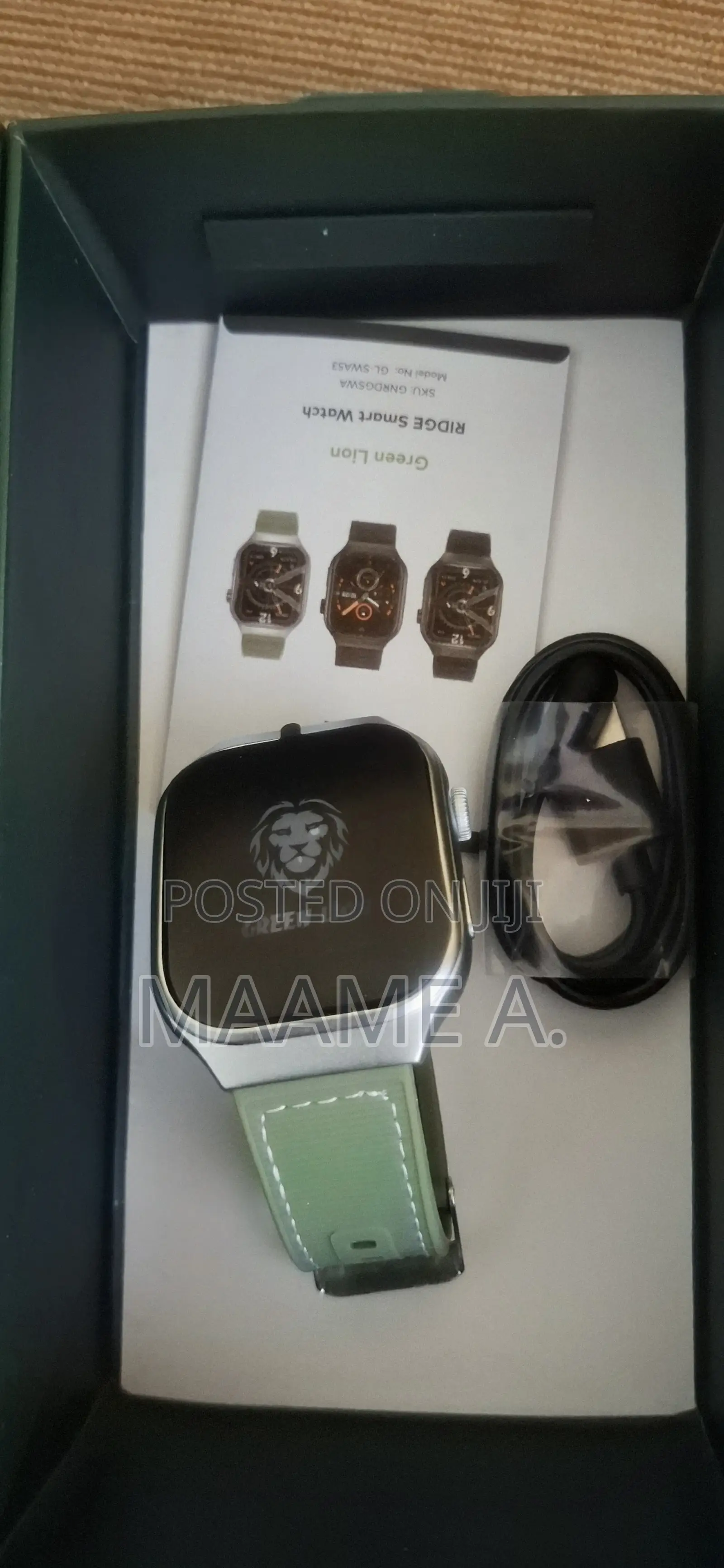 The Green Lion Ridge Smart Watch