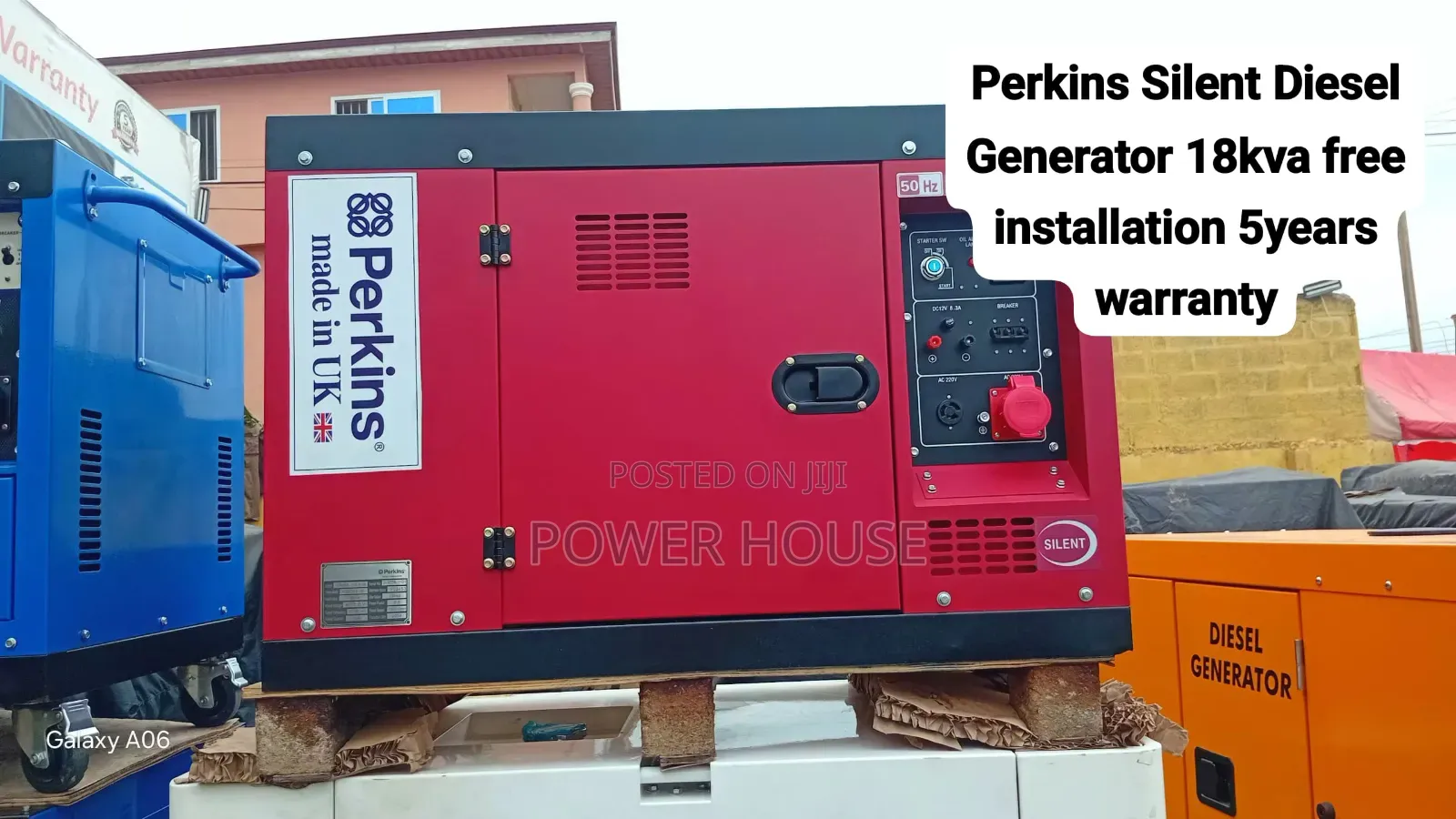Quiet 18kVA Generator With High Performance
Perkins 18kVA Backup