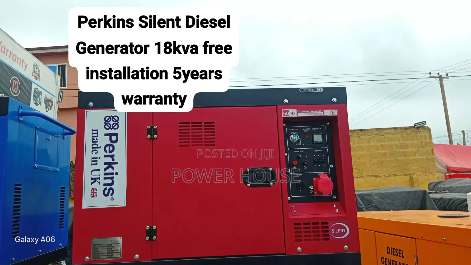 Quiet Perkins 18kVA Generator With High Performance