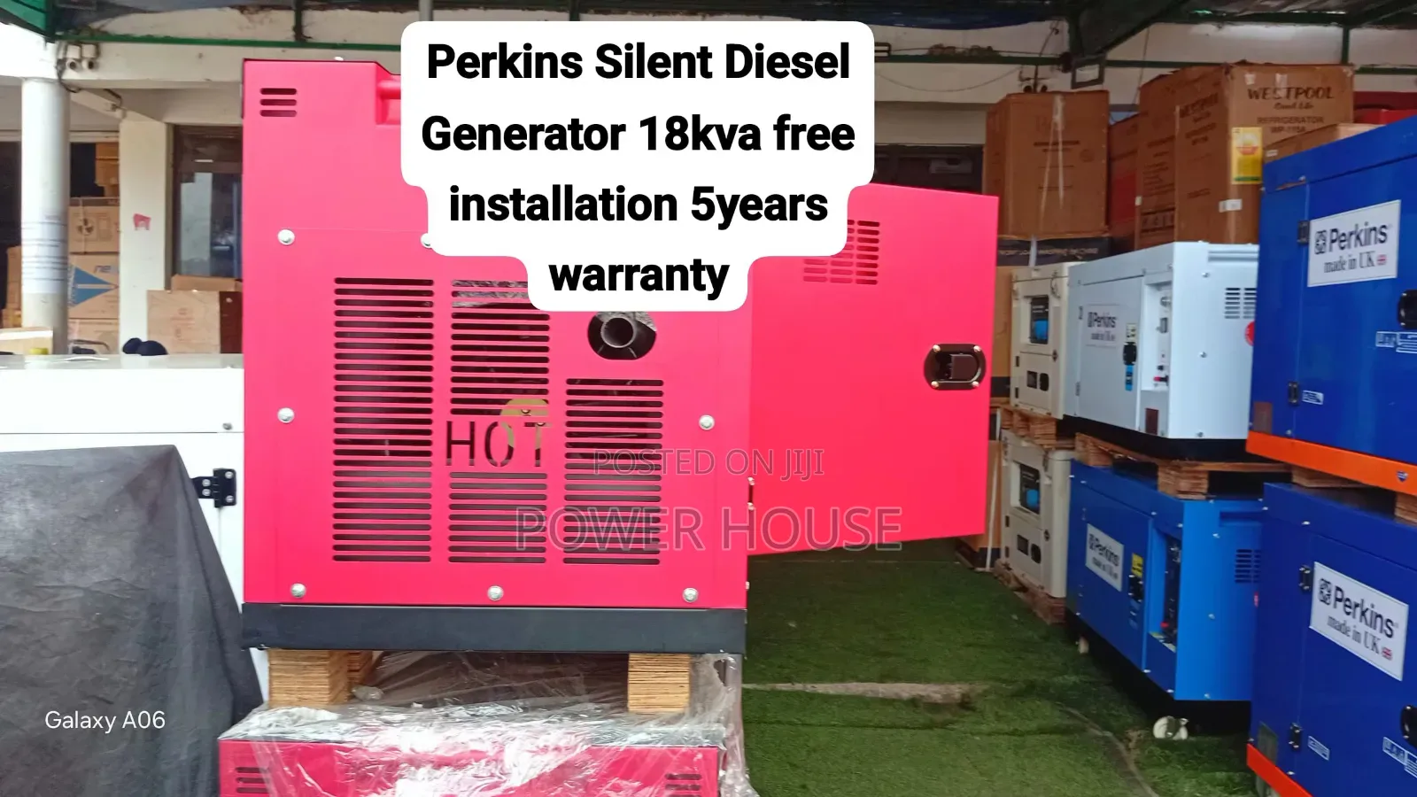 Quiet Perkins 18kVA Generator With High Performance