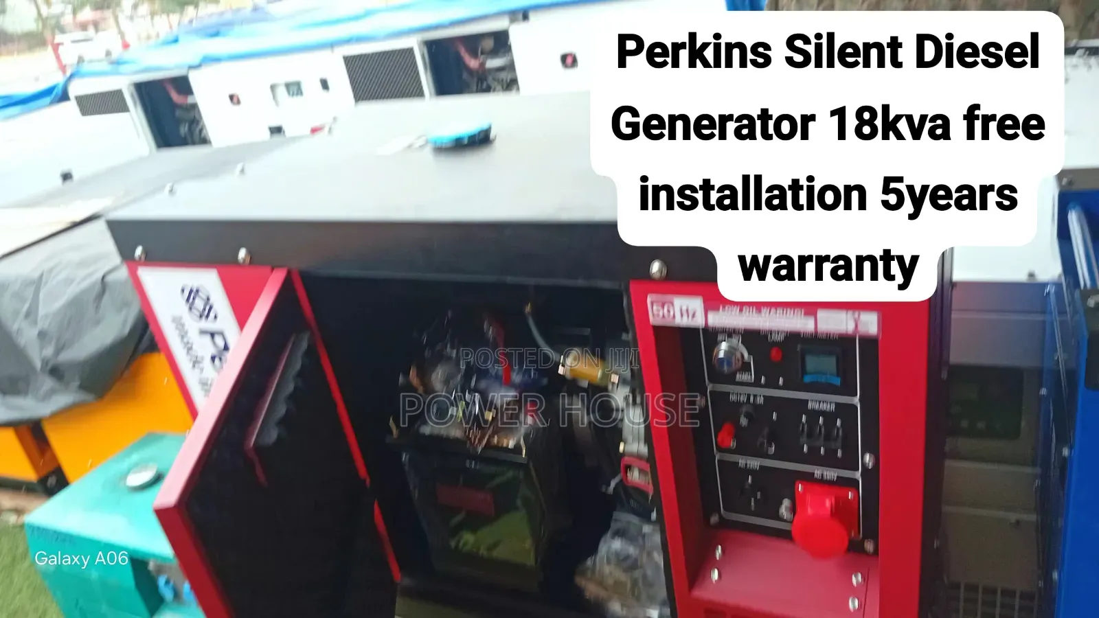 Perkins 18kVA Diesel Generator – Strong, Quiet and Efficient
