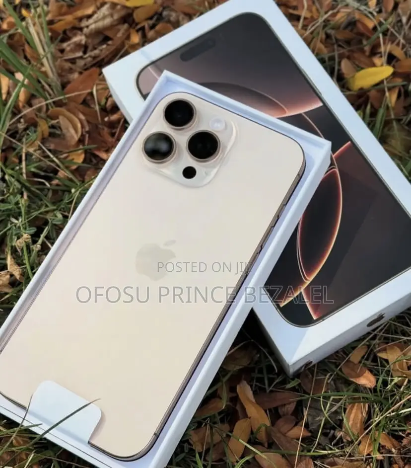 New Apple iPhone 16 Pro Max 256 GB Gold