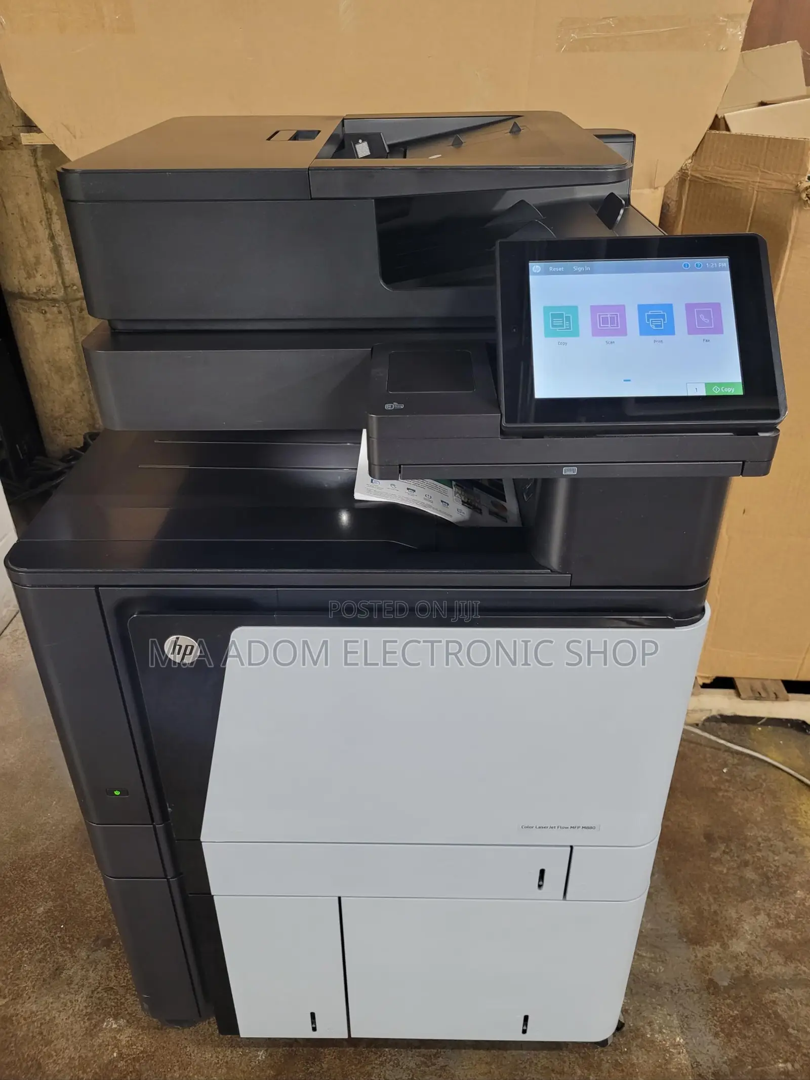 HP Color LaserJet Enterprise Flow M880 Multifunction Laser Printer