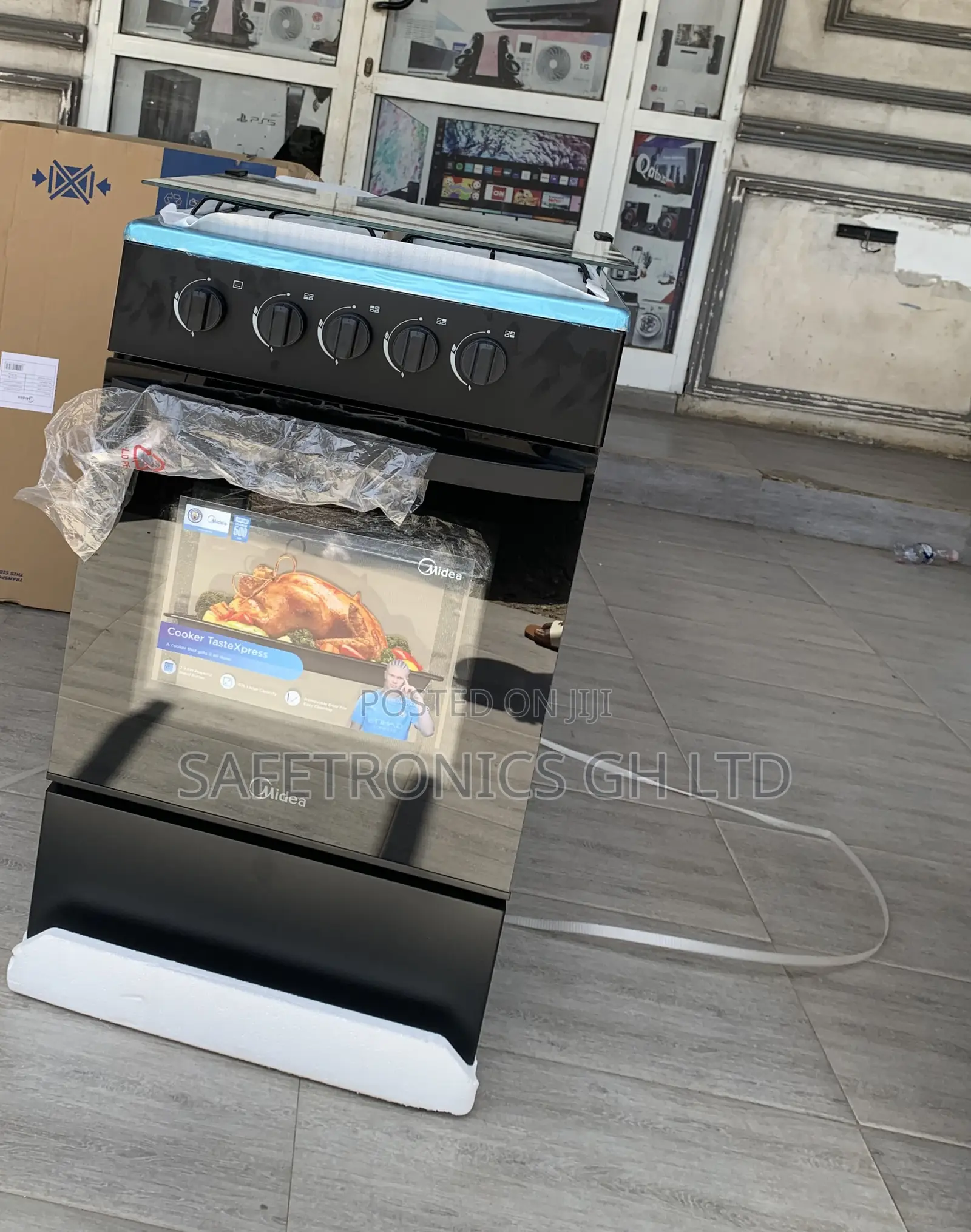 High Reliable Midea 4-Burner Gas Cooker Oven Grill