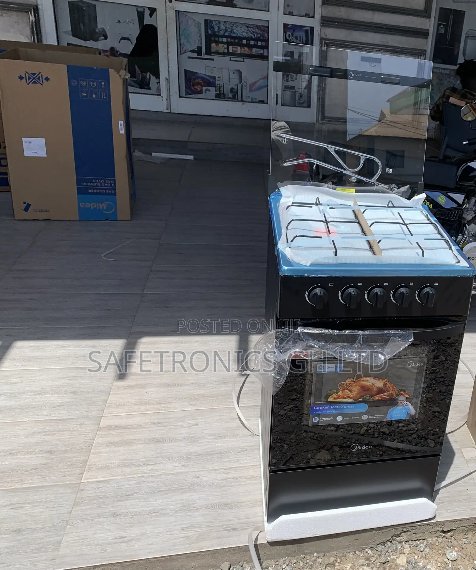 Most Affordable Midea 4-Burner Gas Cooker Oven Grill