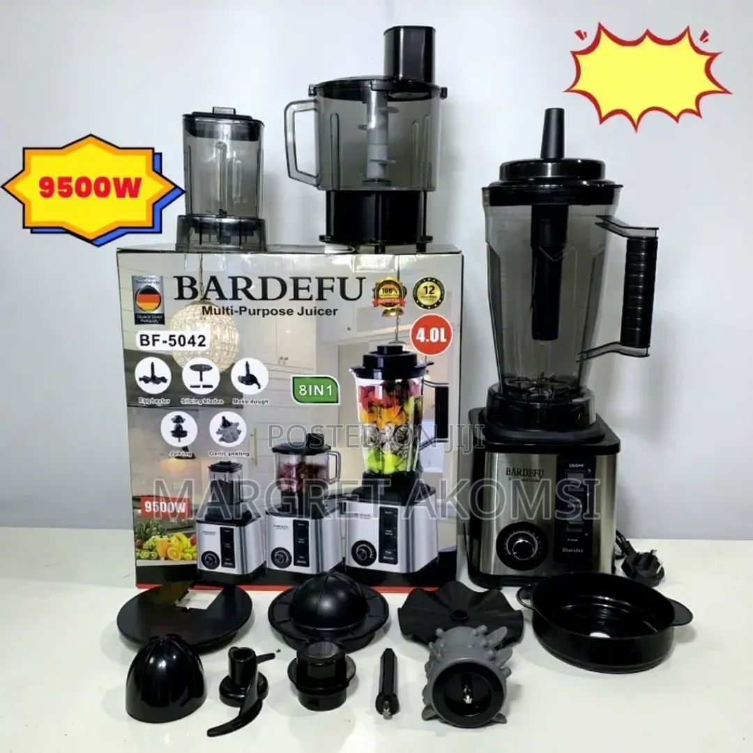 Bardefu 8in1 Blender 9500watts. 550gh