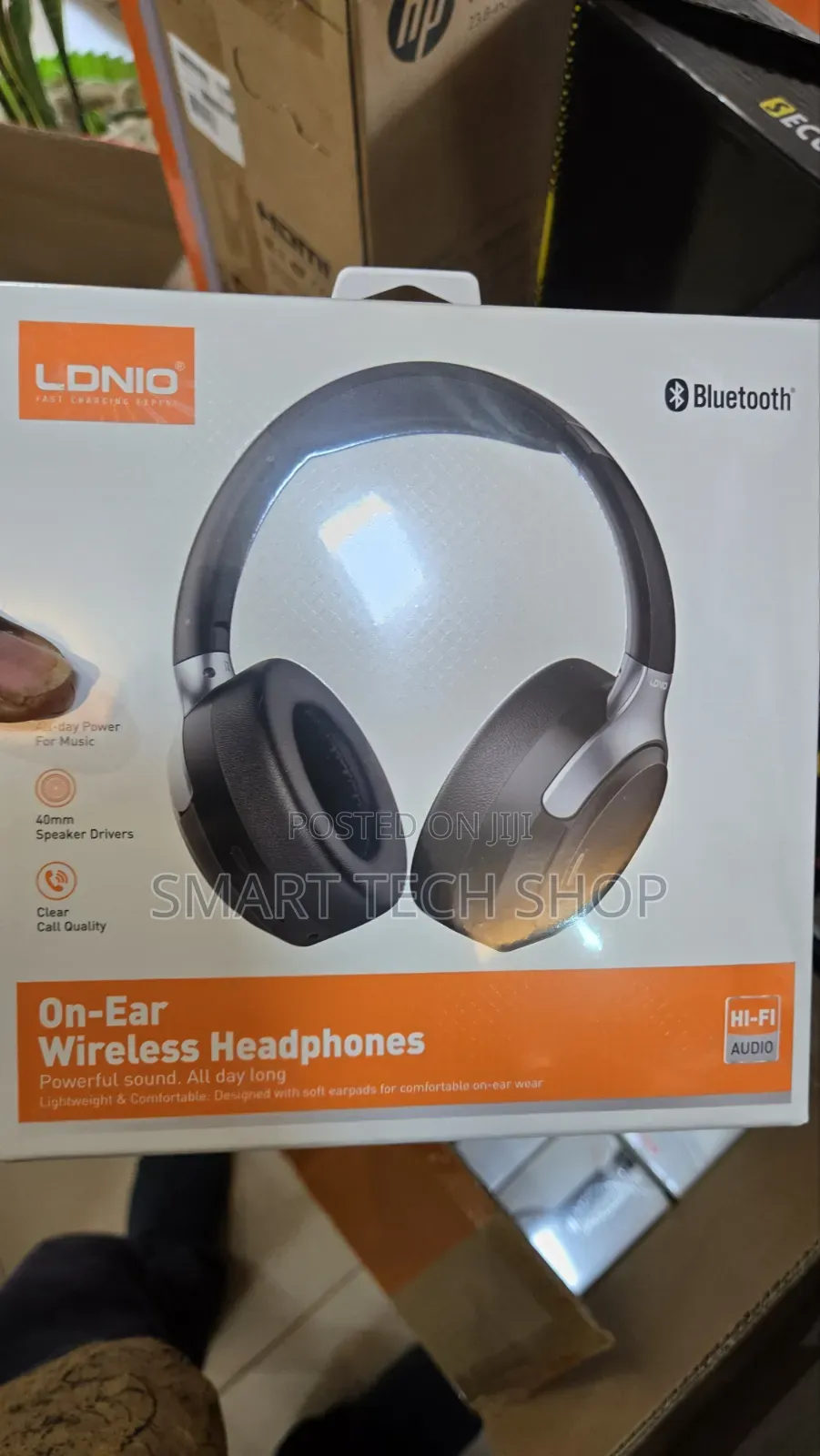 Original LDNIO H02 on-Ear Wireless Headphones Work ANC Great Sound