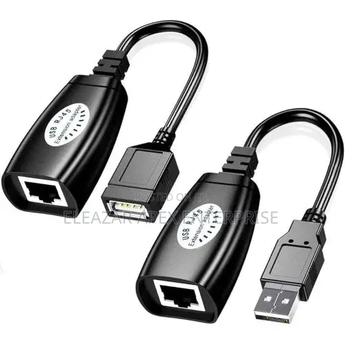 USB to RJ45 Extension Adapter – 2-Pack