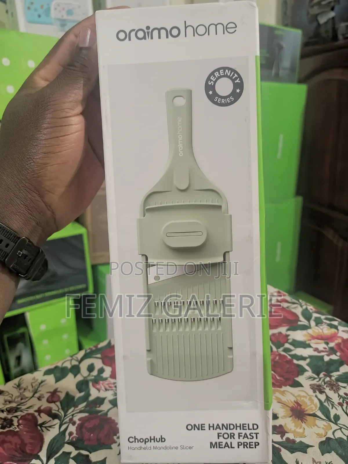 Oraimo ChopHub 3 in 1 Versatile Easy‐Clean Handheld Mandoline Slicer