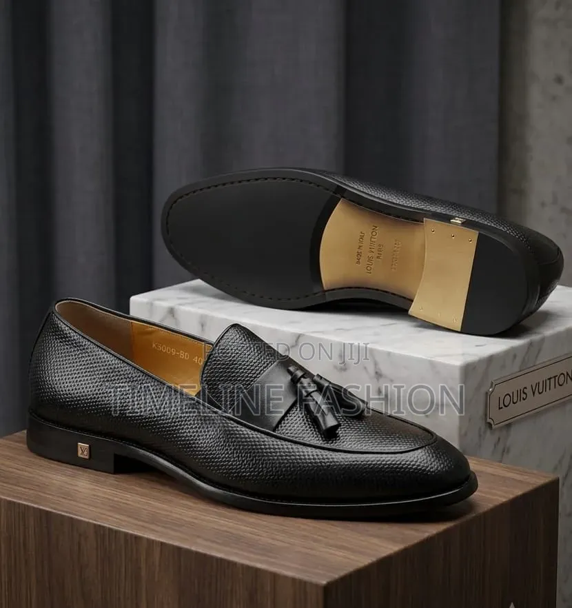 Genuine Leather Louis Vuitton Ring My Bell Men's Shoes
