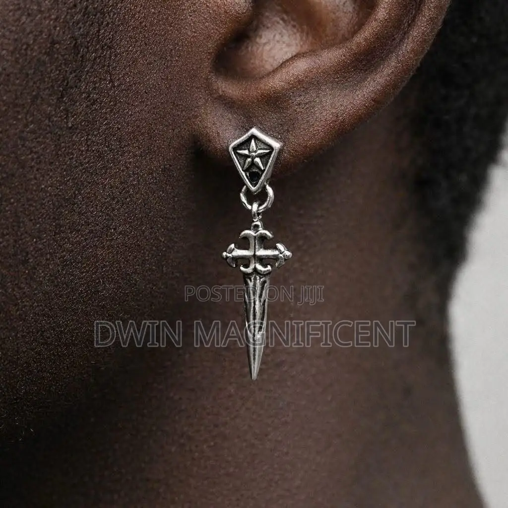 Stainless Hip Hop Earrings (Pair)
