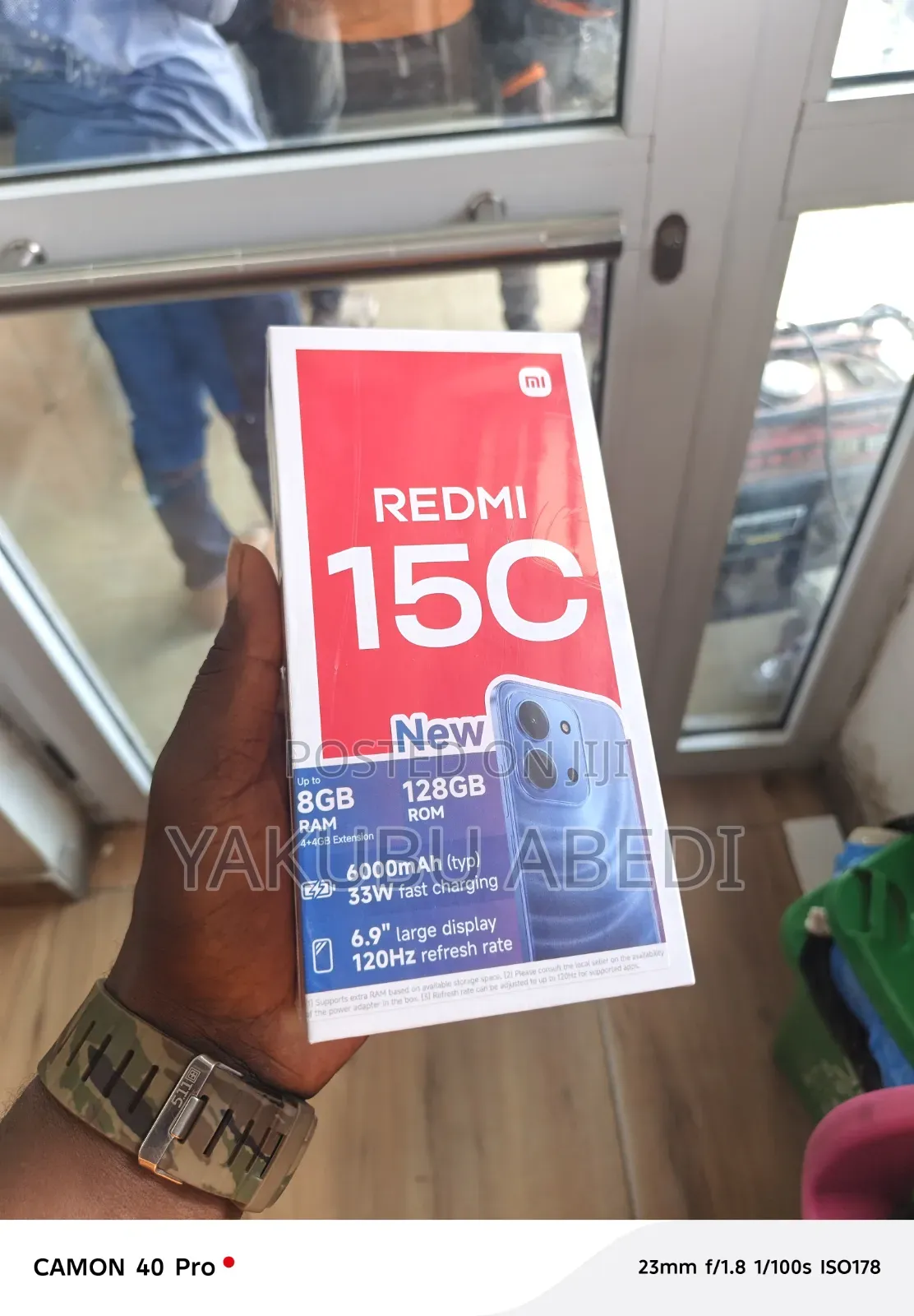 New Xiaomi Redmi 15C 4G 128 GB Black