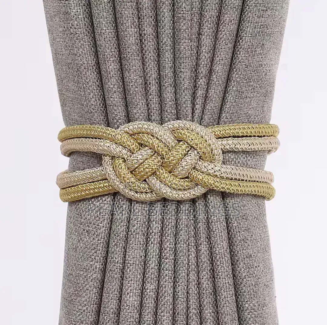 Beautiful Modern Boho Magnetic Curtains Holder Available in 3 Colors