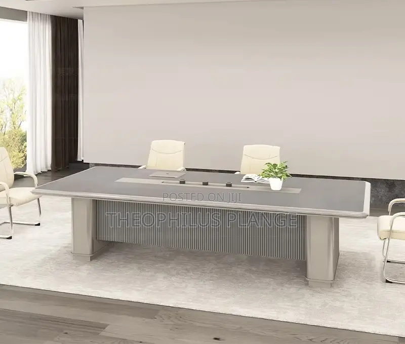 Gray Conference Table