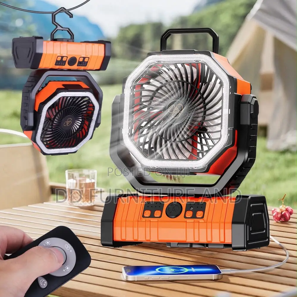 F6 Multipurpose Fan, Power Bank and Light/Rechargeable