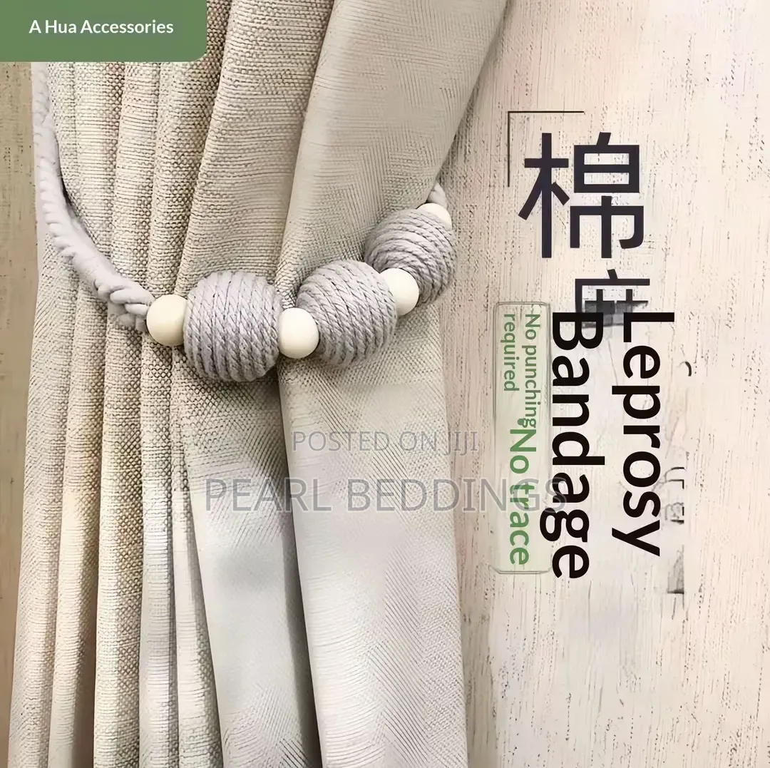 Beautiful Elegant Classic Curtains Tieback Available in 3 Colors