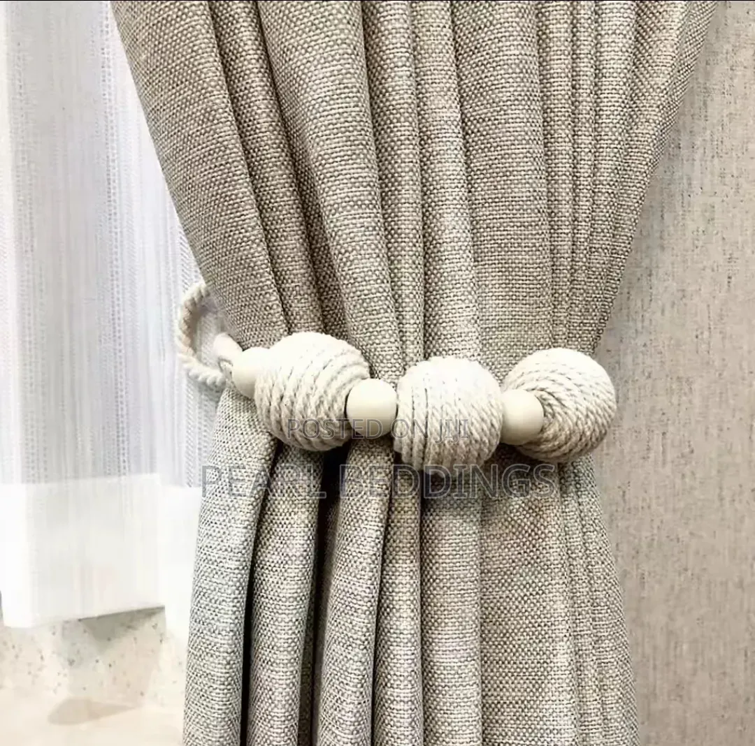 Beautiful Elegant Classic Curtains Tieback Available in 3 Colors