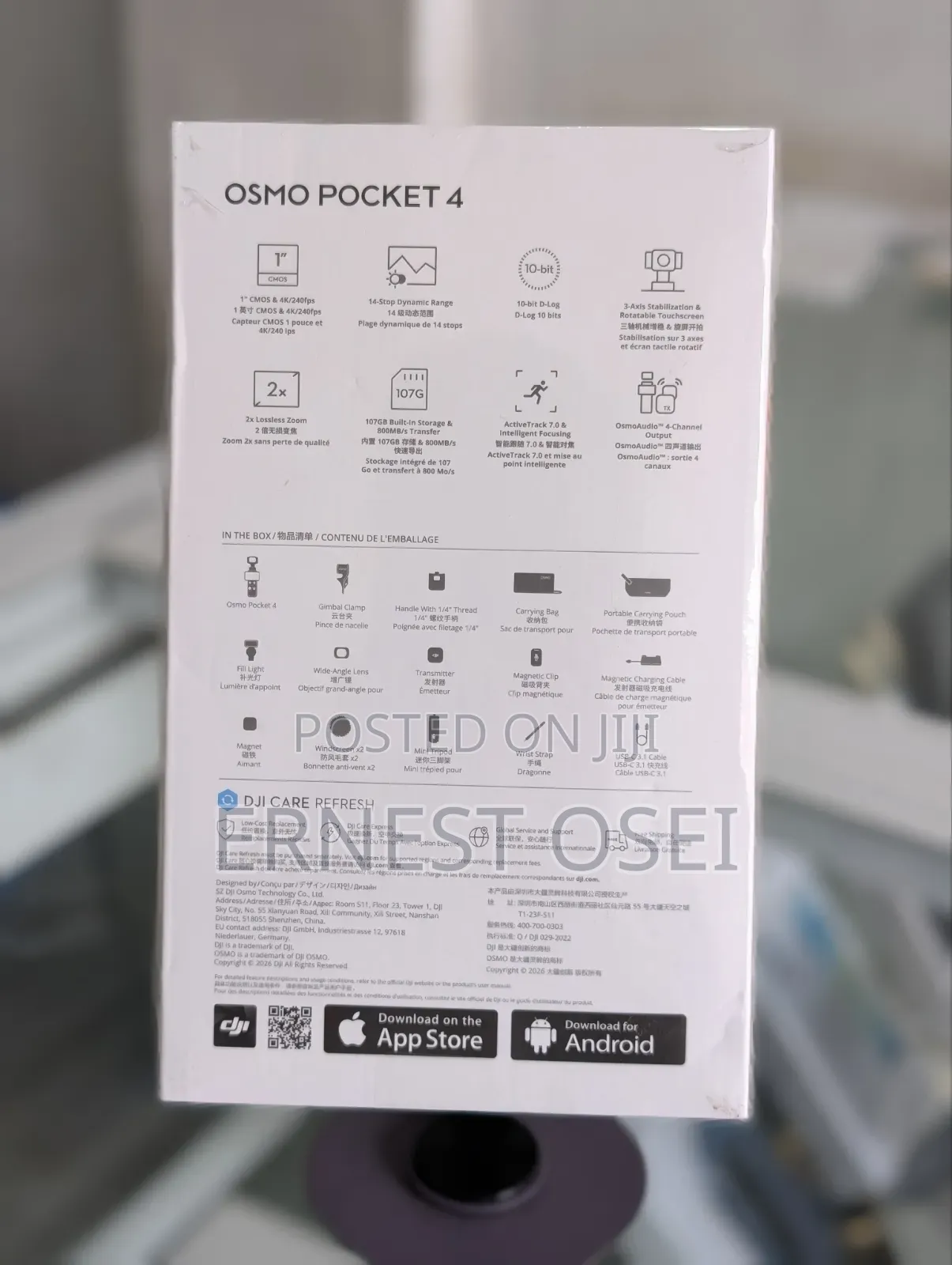 DJI Osmo Pocket 4 Creator Combo Brand New Sealed