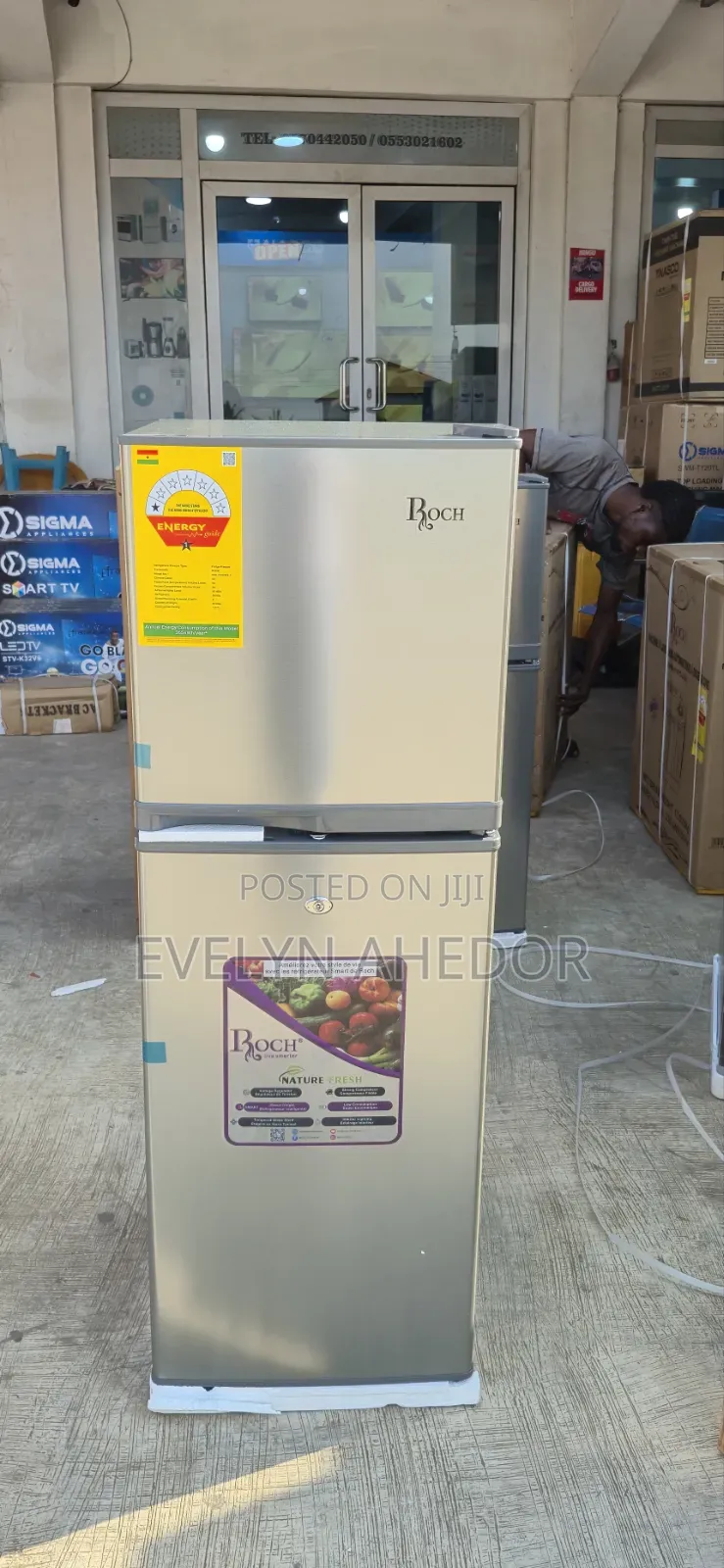 Fast Freezing Top Freezer of Roch Brand Fridge 138L