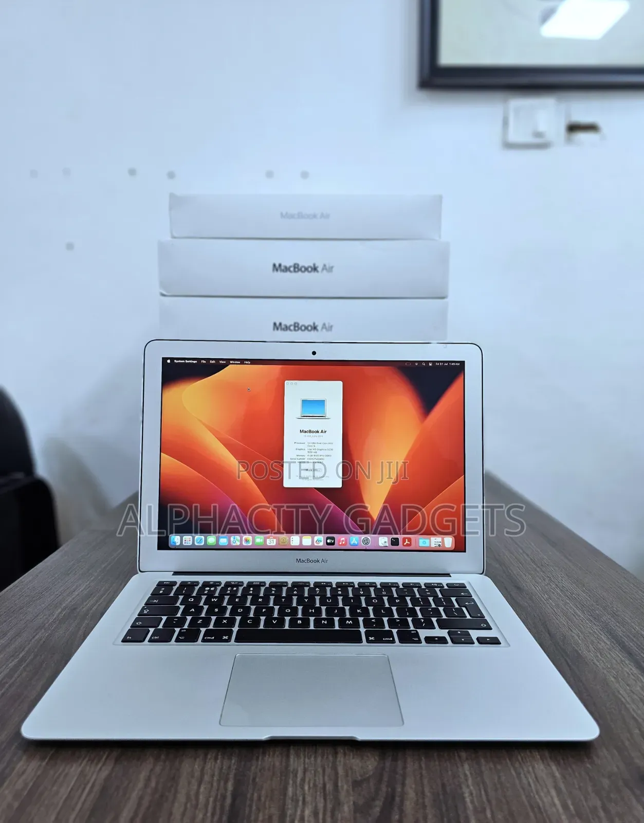 Laptop Apple MacBook Air 2014 4GB Intel Core i5 SSD 128GB