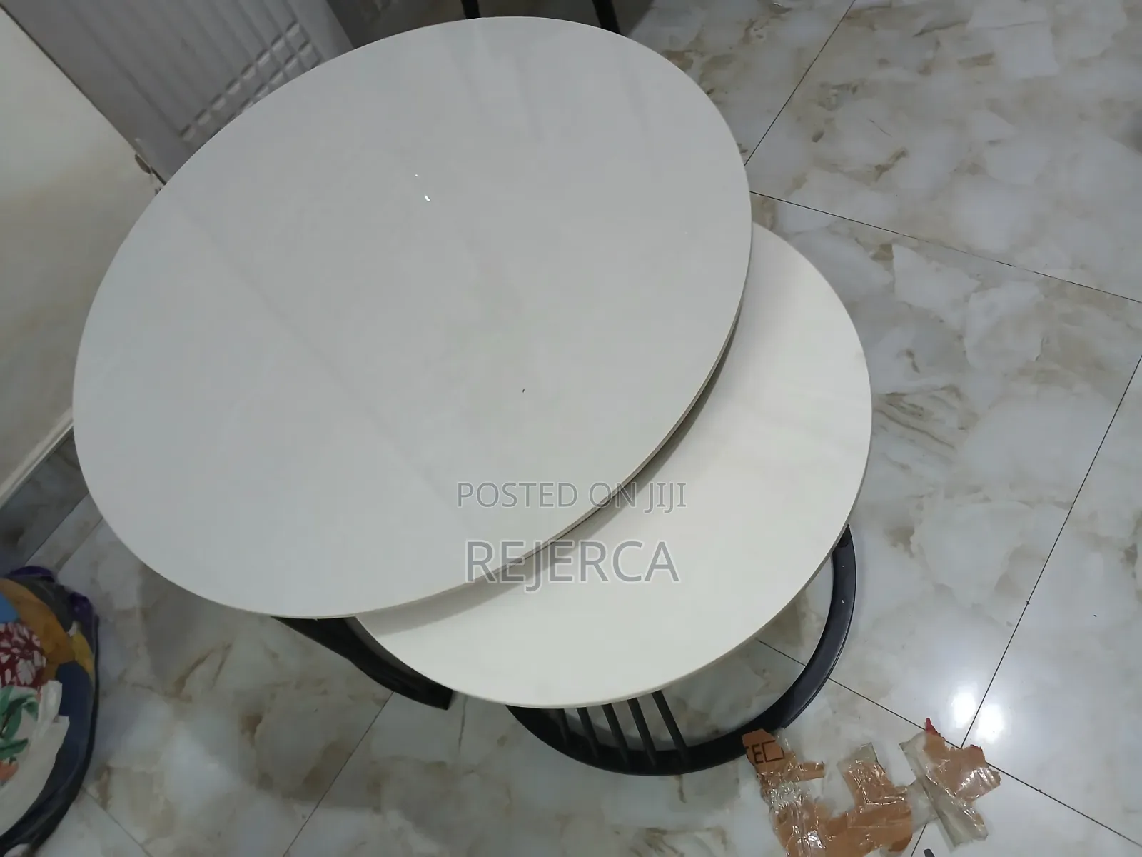 Affordable Brand New Center Table With Metal Legs