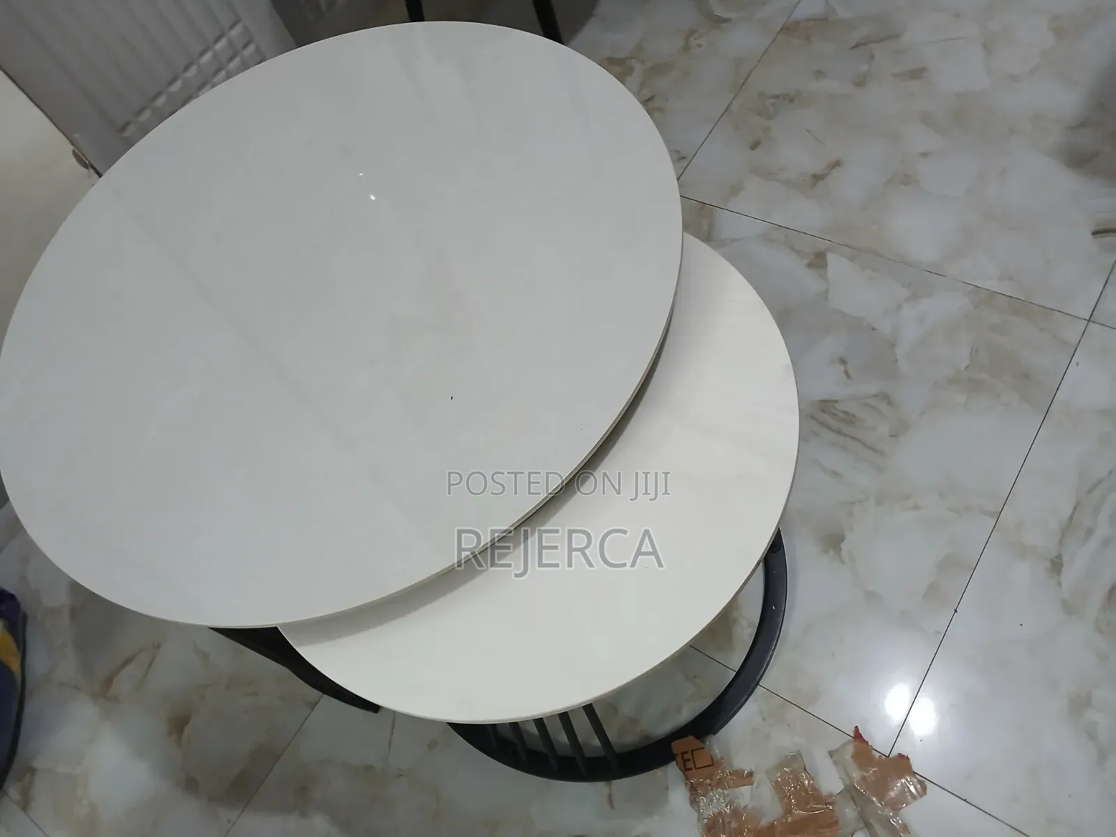 Affordable Brand New Center Table With Metal Legs