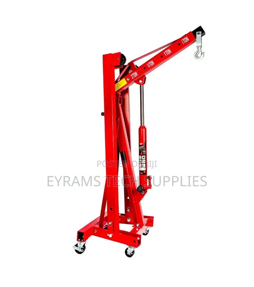 2 Ton Hydraulic Folding Engine Crane Hoist Lift Stand 2000kg