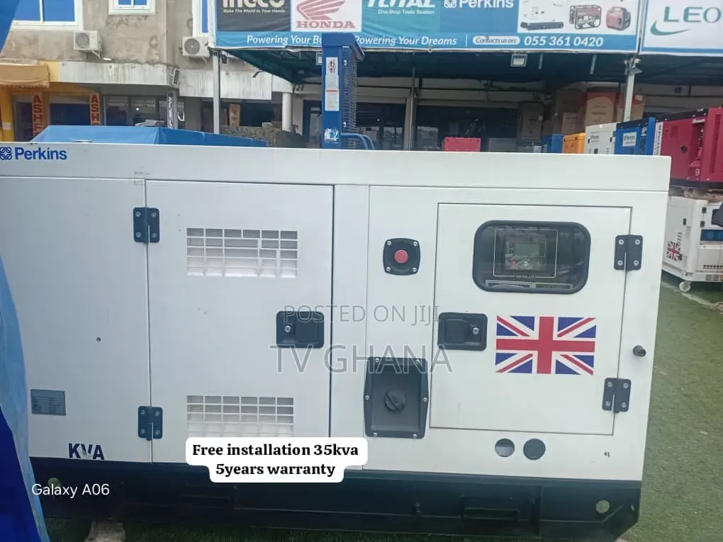 Perkins 35kVA Generator With Soundproof Enclosure35kva