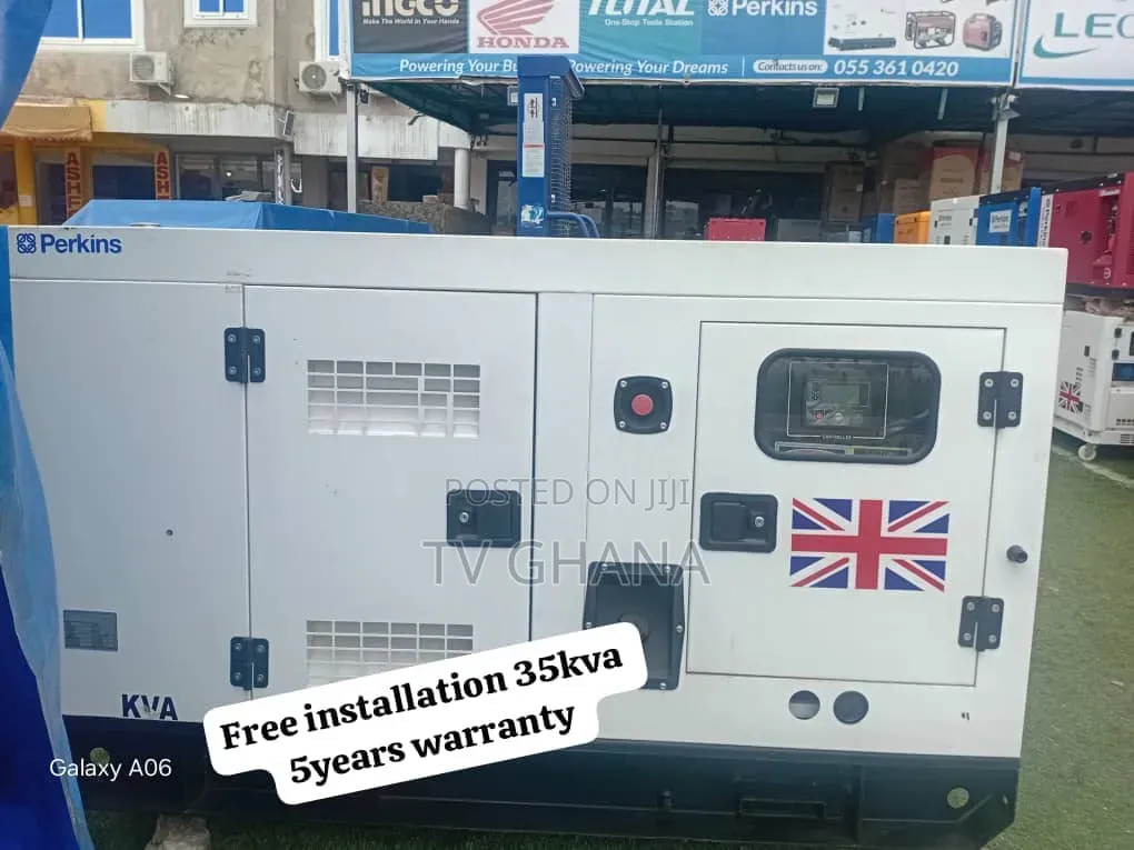 Perkins 35kVA Generator With Soundproof Enclosure35kva