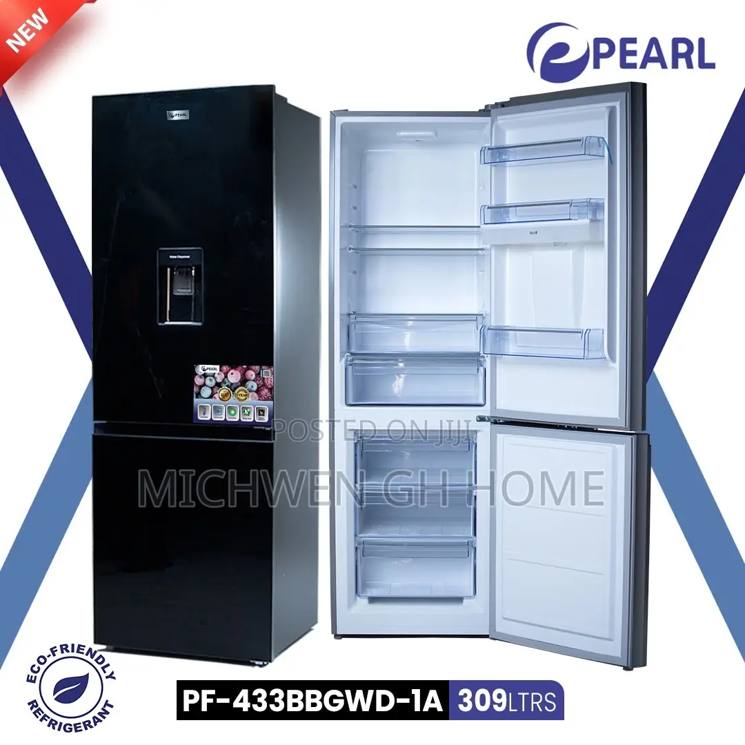 Pearl Fridge PF-433 Double Door Refrigerator(Glass Mirror)