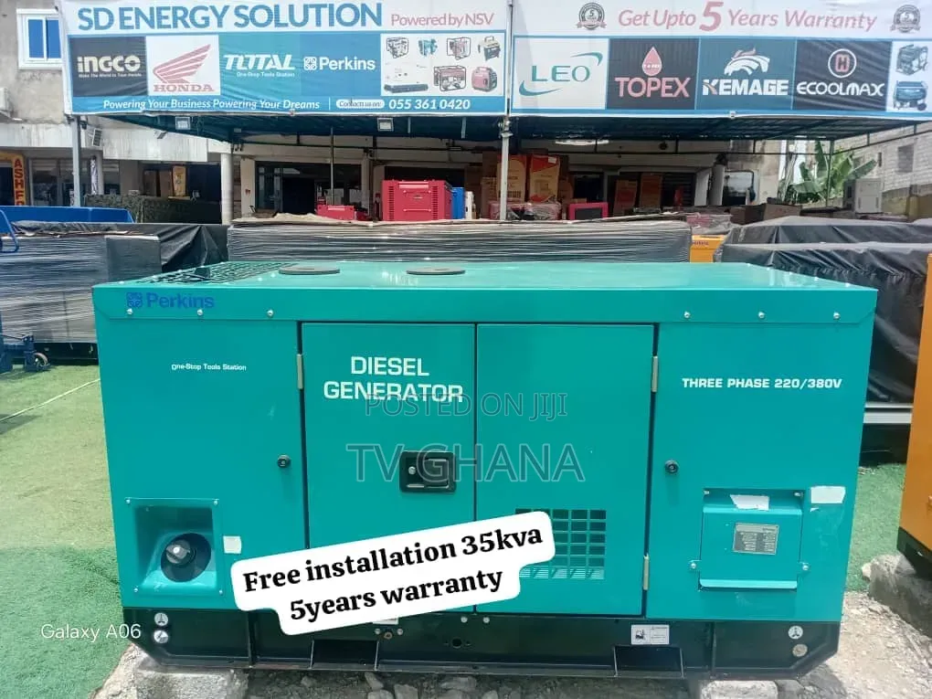 Perkins 35kVA Genset – Commercial Industrial Backup Power35kva