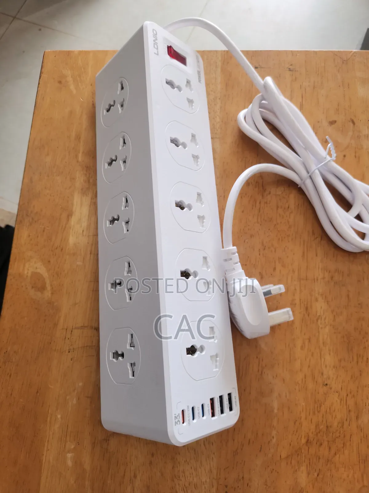 10 AC Outlets Universal Power Strip