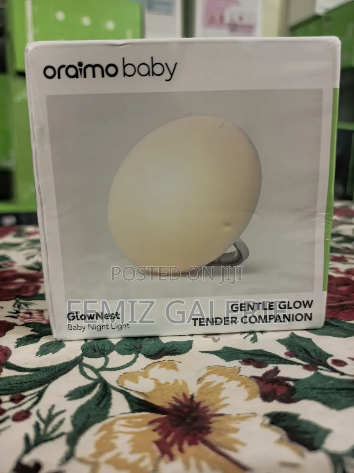 Oraimo GlowNest Skin Friendly Silicone Baby Night Light