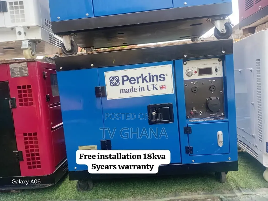 Perkins 18kVA Diesel Generator – Silent Key Start UK Engine18kva