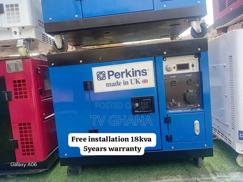 Perkins 18kVA Diesel Generator – Silent Key Start UK Engine18kva