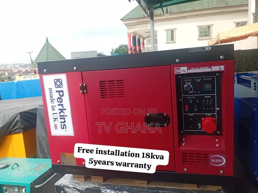 Perkins 18kVA Silent Generator With Electric Start18kva